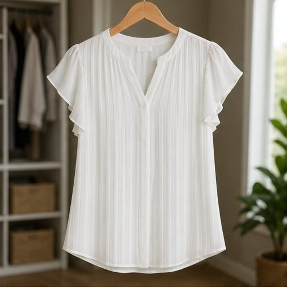 Teal Pleated Blouse
